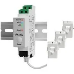 Energiamittari DIN Shelly Pro 3EM 400A