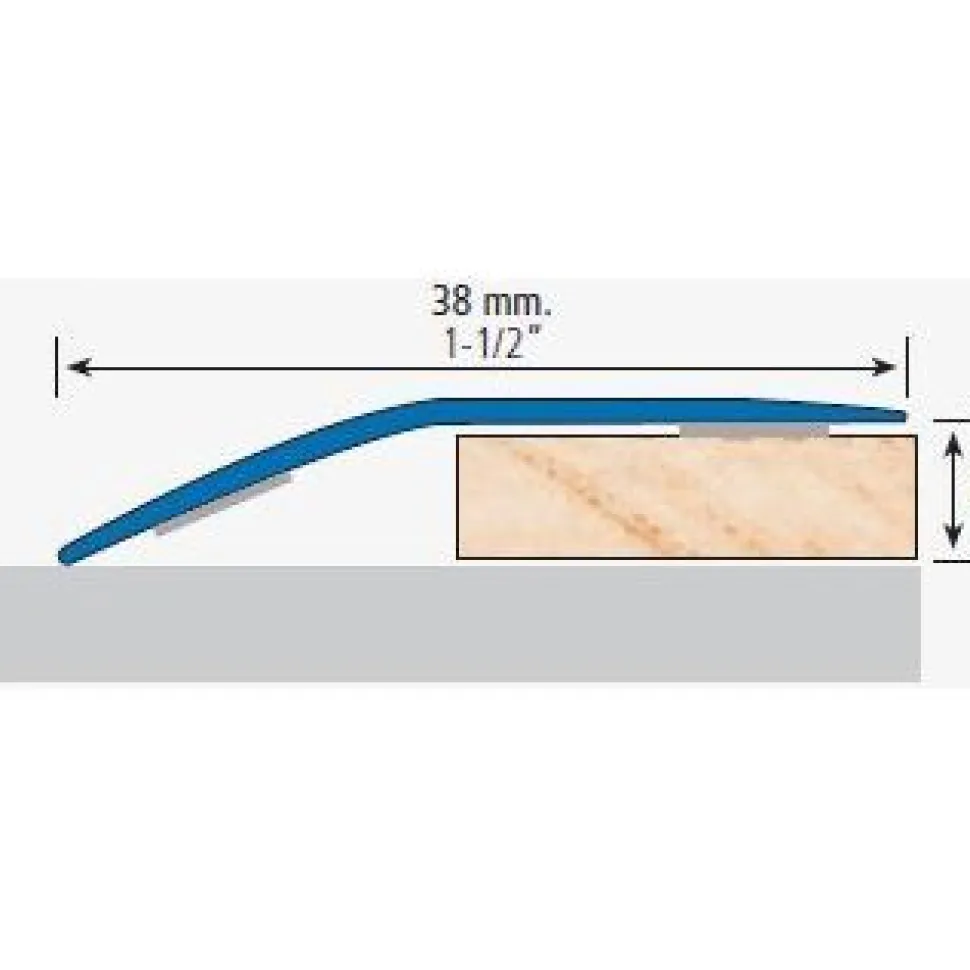 Eritasolista Euroshrink alumiini 292a, 0-15mm, 38mm x 1m, itseliimautuva, eri värejä