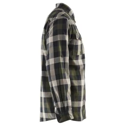 Flanellipaita Blåkläder 3299 oliivinvihreä/musta