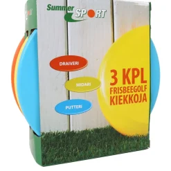 Frisbeegolf kiekkosetti Summer Sport 3 kiekkoa