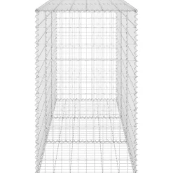 Gabion-kivikori kansilla galvanoitu teräs 200x60x100 cm