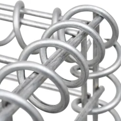 Gabion-kivikori kansilla galvanoitu teräs 300x30x50 cm
