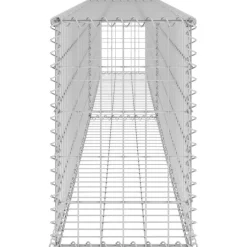 Gabion-kivikori kansilla galvanoitu teräs 300x30x50 cm
