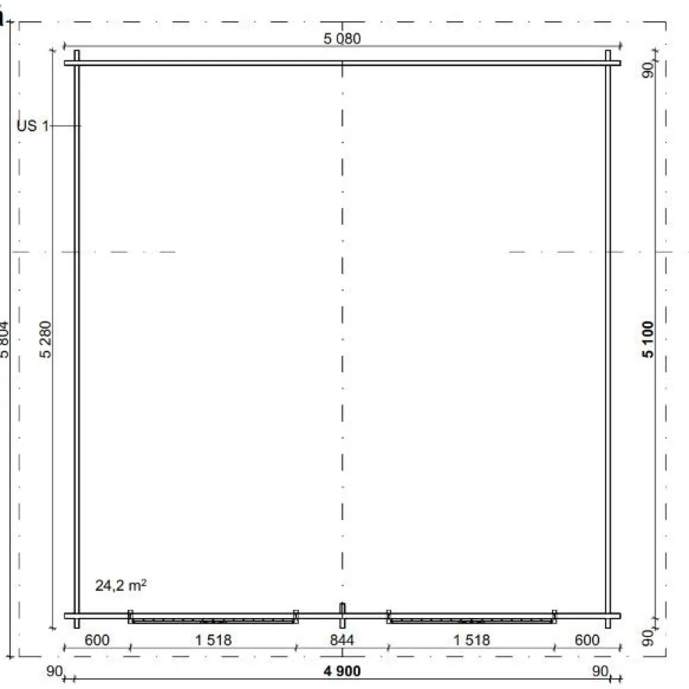 Grillikatos LP Garden G-XXL, 25m², harjakatto