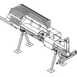 Halkaisukone Kellfri traktorikäyttöinen 70 cm / 7 tonnia