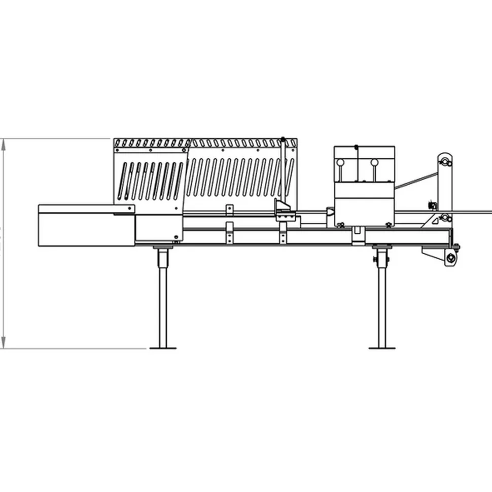 Halkaisukone Kellfri traktorikäyttöinen 70 cm / 7 tonnia