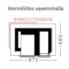 Hella Helmi Funkkis keraamisella tasolla + paistouunilla alaliittymä