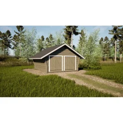 Hirsilato LP Garden R Tuplakymppi, 20m², rakomallinen