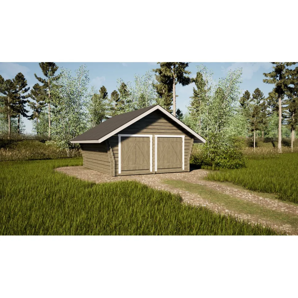 Hirsilato LP Garden R Tuplakymppi, 20m², rakomallinen