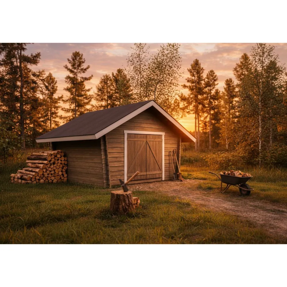 Hirsilato LP Garden U Kymppi, 10m², vinoseinäinen