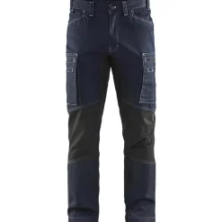 Housut Blåkläder 1459 Stretch denim mariininsininen/musta