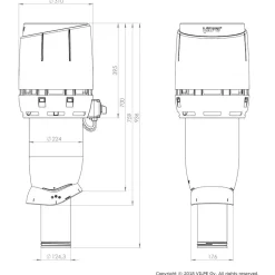 Huippuimuri Vilpe Eco125P/700 Flow, eri värejä