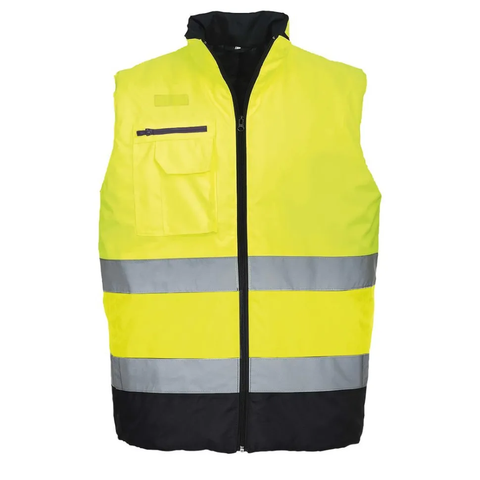 Huomioliivi Portwest S267 300D keltainen/sininen