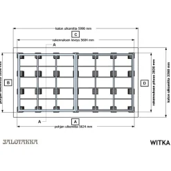 Huvimaja Jalotakka Villa Havouri (8,7m²) + terassi (8,7m²)