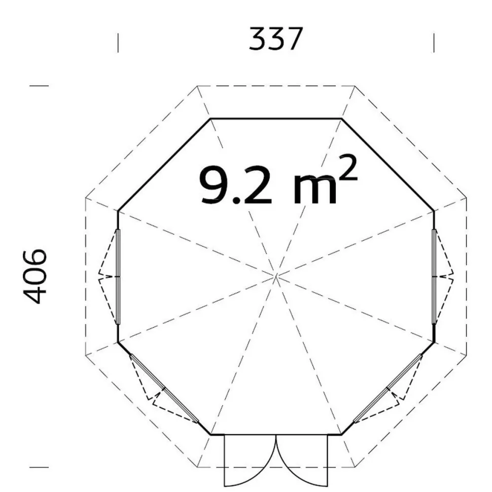 Huvimaja Palmako Veronica 4 9.2 m²