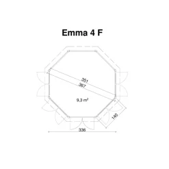 Huvimaja Tene Emma 4 F, 8.9m²