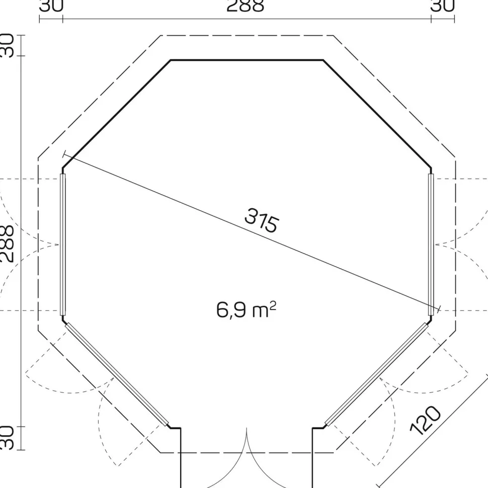 Huvimaja Tene Louise 4 F, 6.5m²