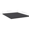 Hyllylevyt 8 kpl harmaa 40x50x1,5 cm lastulevy