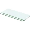 Hyllyt 2 kpl, kirkas lasi, 50x15 cm