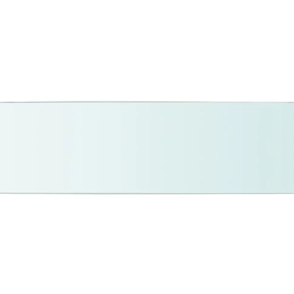 Hyllyt 2 kpl, kirkas lasi, 50x15 cm