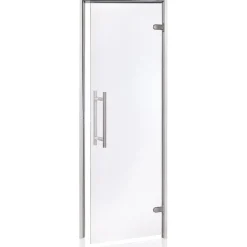 Höyrysaunan ovi Andres Glass Light Premium, alumiinikarmi, eri kokoja, eri värejä