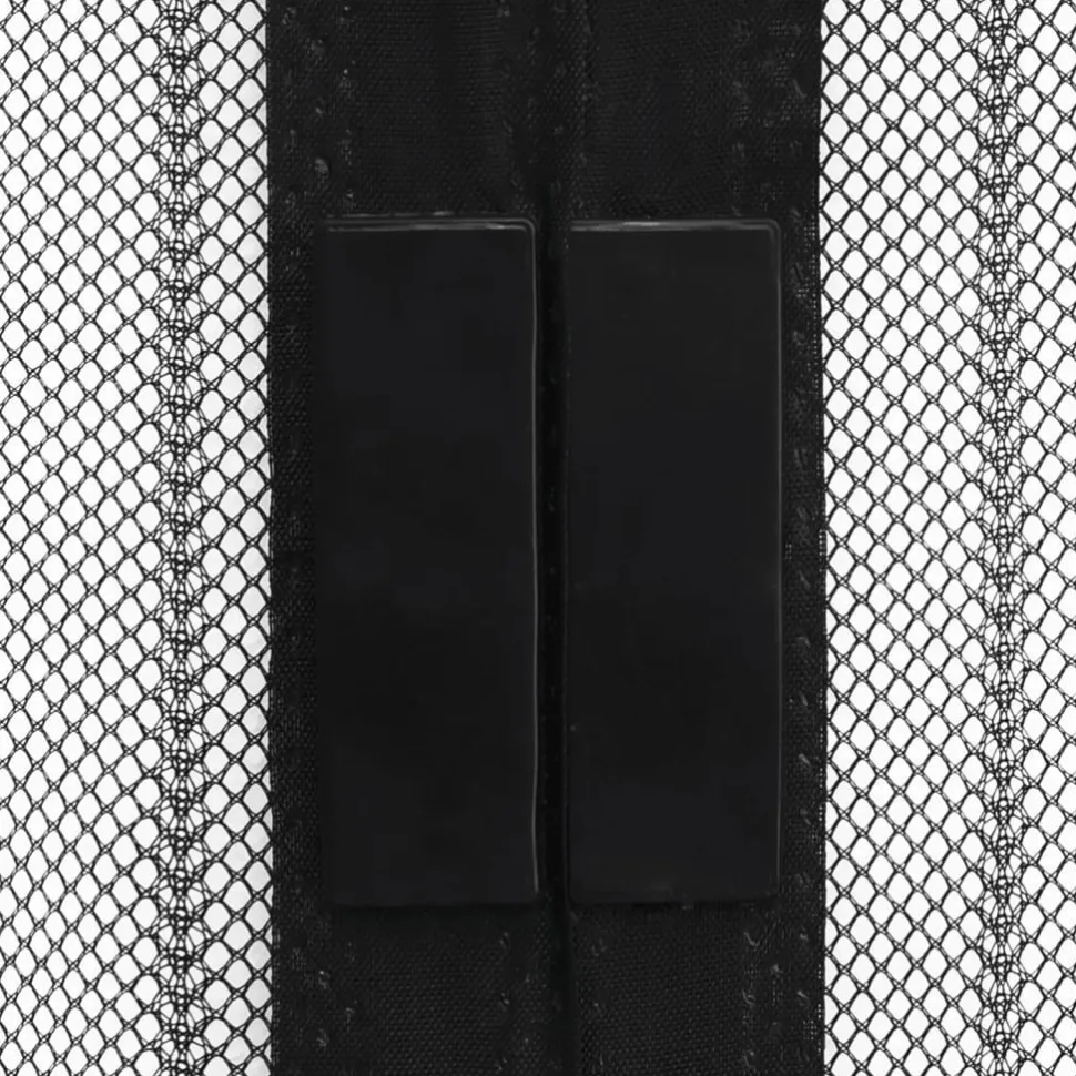 Hyttysverho Oveen 210 x 100 cm 2 kpl Magneeteilla Musta