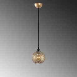 Ikkunavalaisin Linento Lighting Selcuklu, Ø17cm, E27, kulta