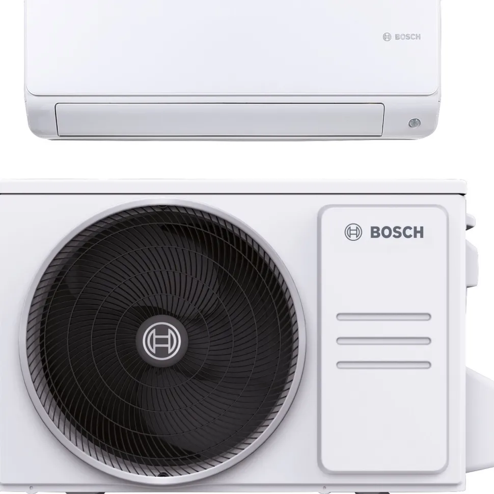 Ilmalämpöpumppu Bosch Climate 6102i, valkoinen, WiFi