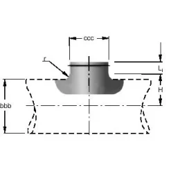 Ilmanvaihtokanavan sivuliitin 200 / 100