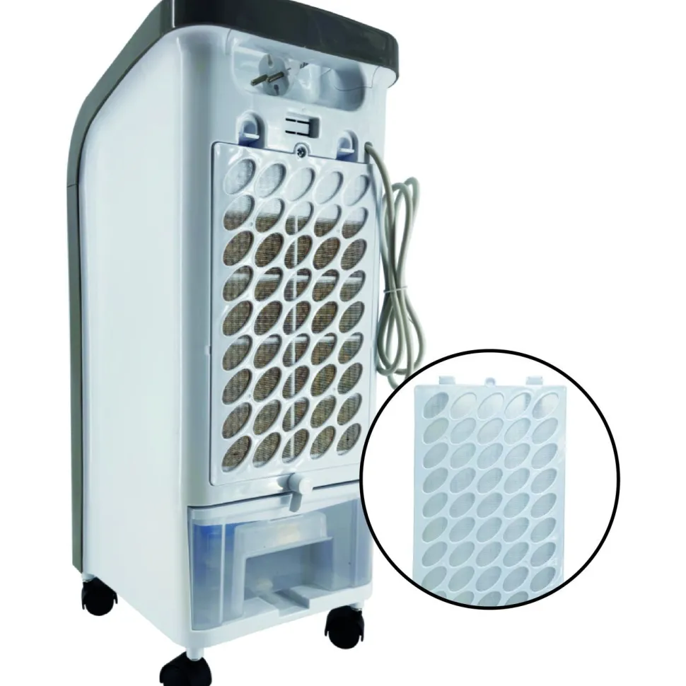 Ilmanviilennin Emax, 80W pyörillä 4 l mekaaninen