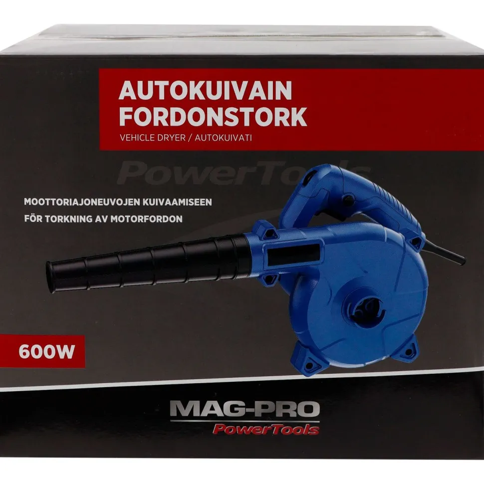 Ilmapuhallin/ajoneuvokuivain Mag-Pro Power Tools 600W 3,5 m³/min