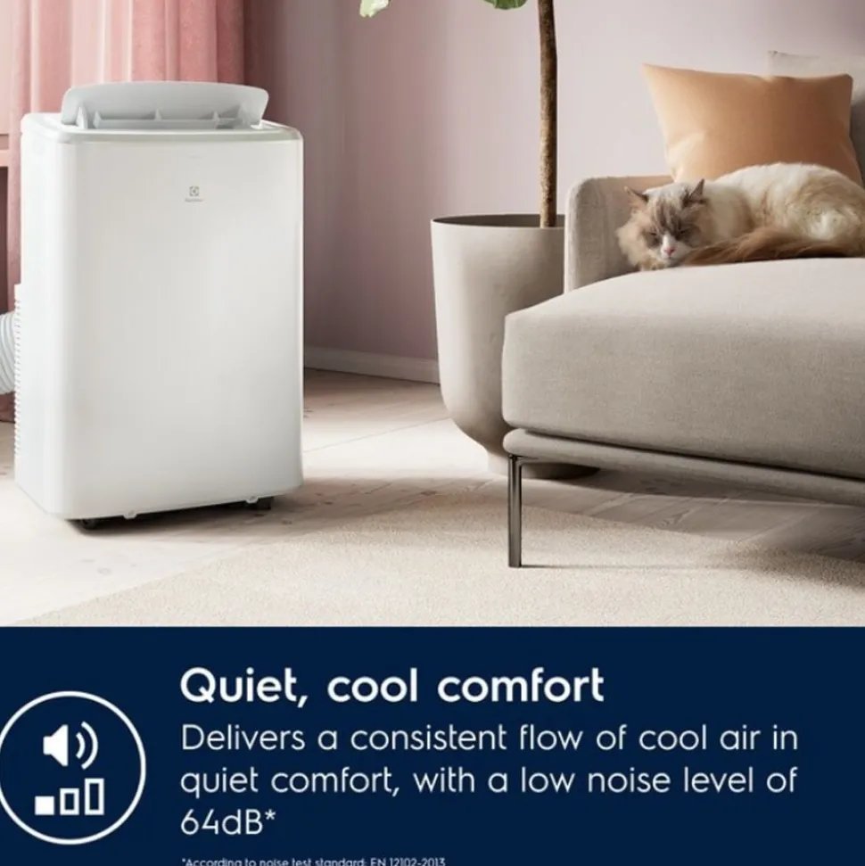 Ilmastointilaite Electrolux Comfort 600 EXP34U339CW, siirrettävä, 3500W, 12000BTU, valkoinen