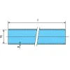 Ilmastointiputki 125 x 3000 Uponor