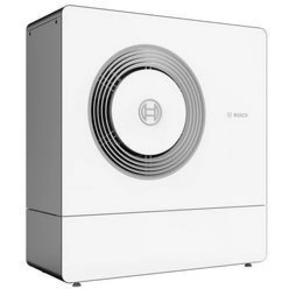 Ilma-vesilämpöpumpun ulkoyksikkö Bosch 5800 AW, maatelineellä