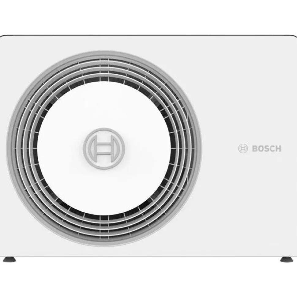 Ilma-vesilämpöpumpun ulkoyksikkö Bosch 5800 AW, maatelineellä