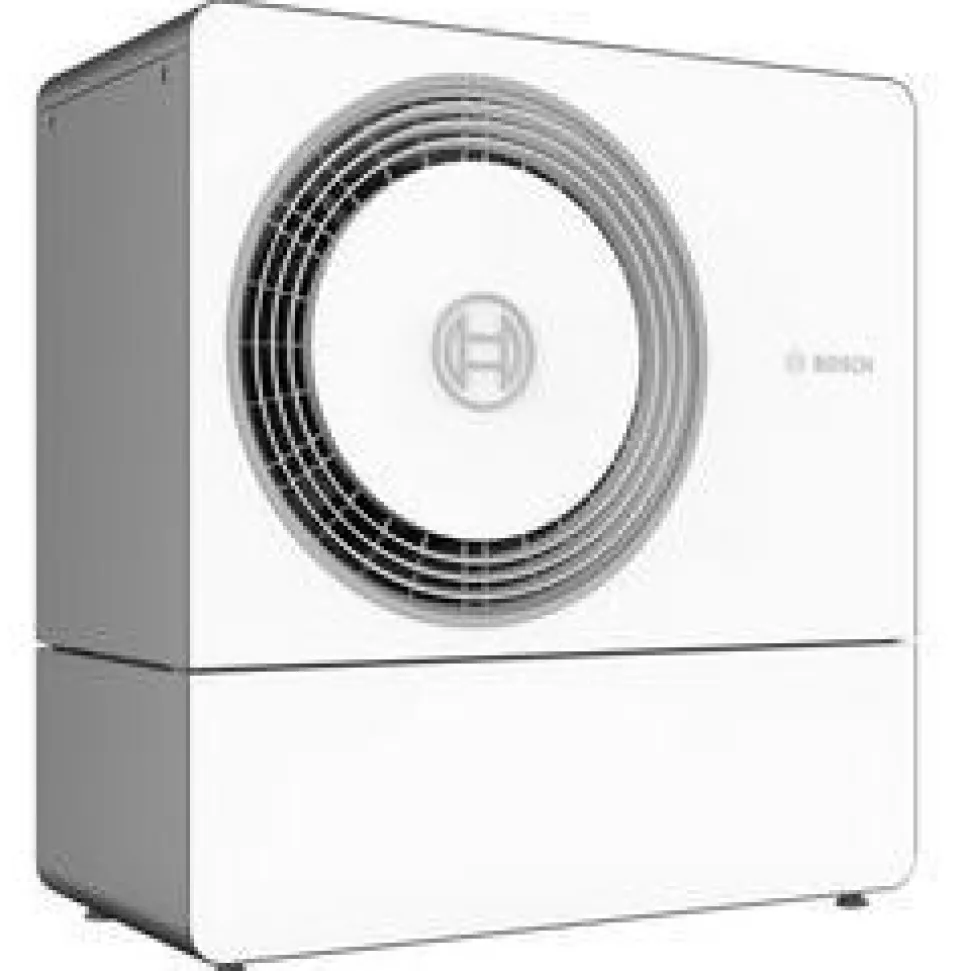 Ilma-vesilämpöpumpun ulkoyksikkö Bosch 5800 AW, maatelineellä