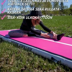 Ilmavolttipatja Airtrack Nordic Home Special Edition eri kokoja ja värejä
