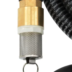 Imuletku messinkiliittimillä, PVC, 1,1