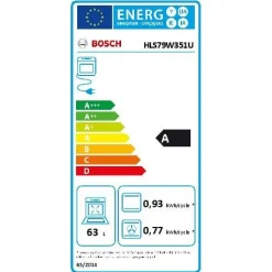 Induktioliesi Bosch Serie 6 HLS79W351U, 60cm, teräs