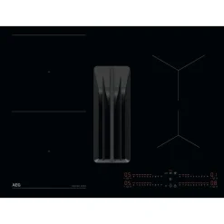 Induktioliesitaso liesituulettimella AEG GCH74B01CB, 70cm, musta