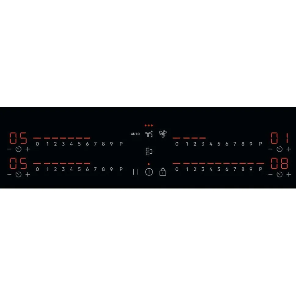 Induktioliesitaso liesituulettimella AEG GCH74B01CB, 70cm, musta
