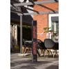 Infralämmitin Pistesarjat Sunred Dark Valencia Lounge, IP55, 3000W, musta