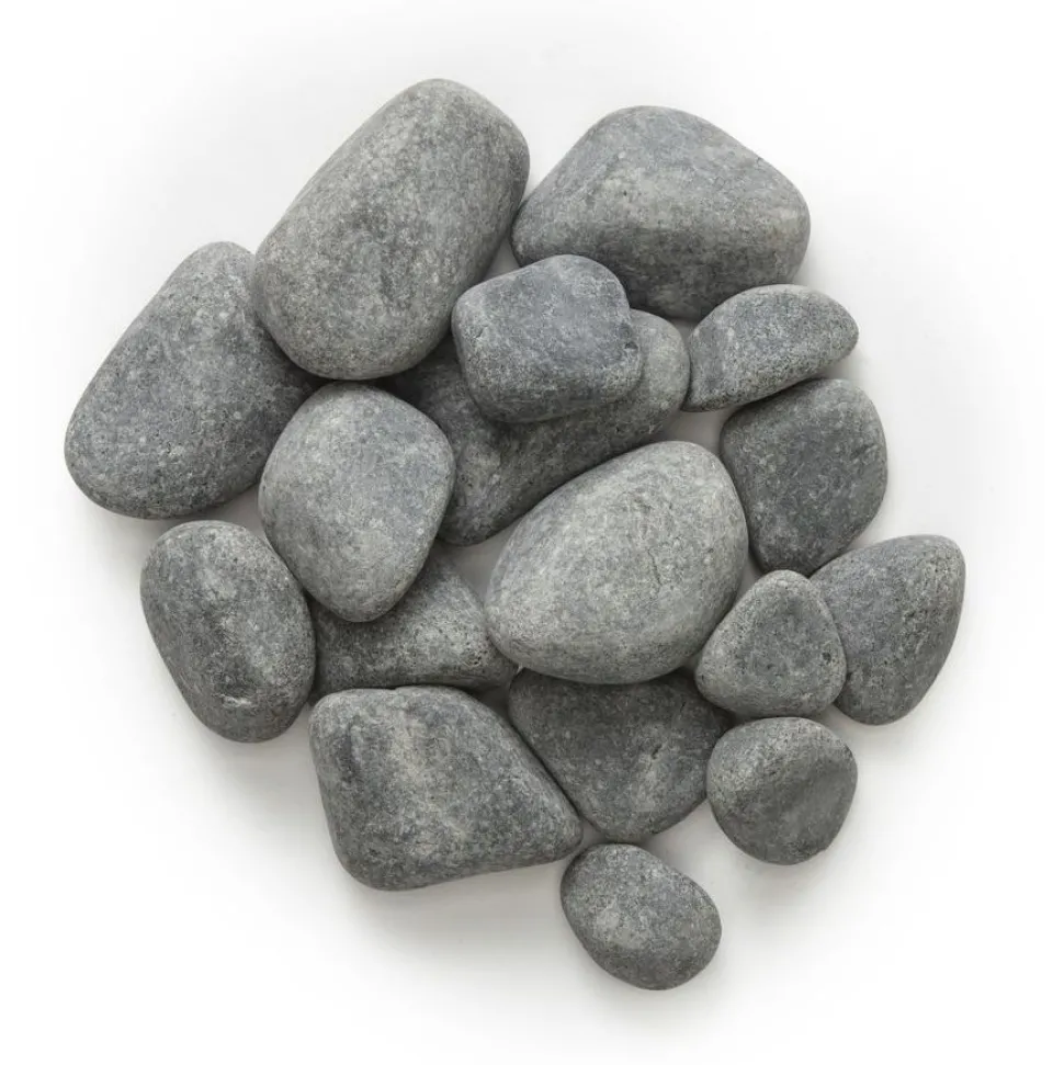 Iso koristekivi Kekkilä, 60 säkkiä x 10 kg/lava, 30-60mm, harmaa basaltti