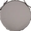 Istuintyyny Home4You OHIO vedenpitävä, Ø39x2,5 cm beige Ø38xK2,5 cm