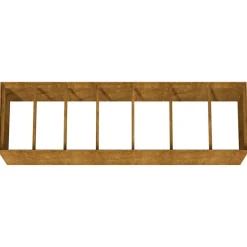 Istutuslaatikko 280x80x80 cm corten-teräs