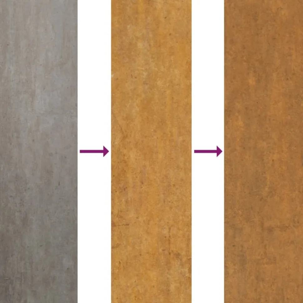 Istutuslaatikko 960x100x36 cm corten-teräs