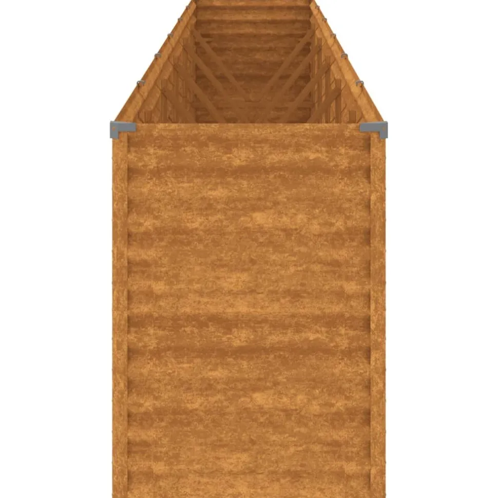 Istutuslaatikko 578x50x69 cm corten-teräs