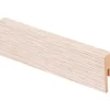Jalkalista Maler R2 Aava 12x42x2750mm MDF valkolakattu tammi