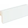 Jalkalista Siparila Kiille 20x70x3600 mm johtouralla puhtaanvalkoinen 4 kpl/pak