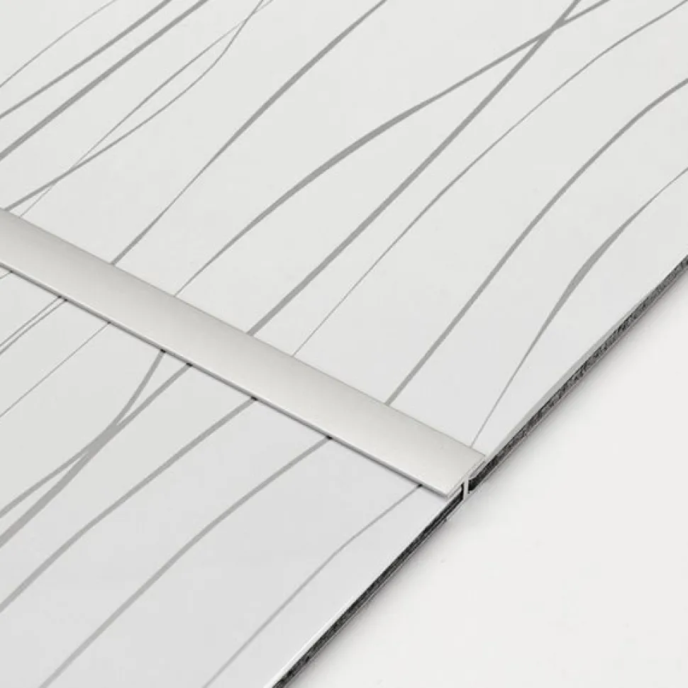 Jatkolista Aluco välitilalevylle H-profiili silver 4000 mm
